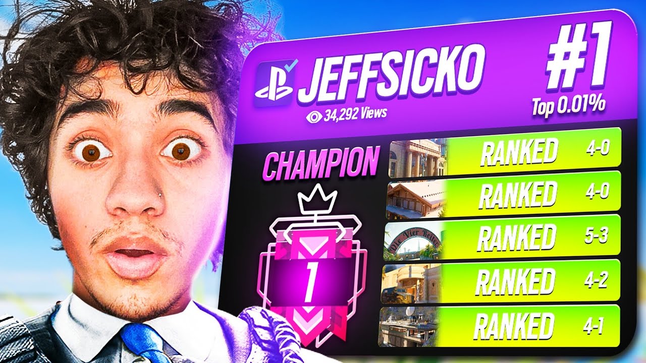 I HIT #1 CHAMPION THE FIRST DAY OF SEASON R6 OPERATION SILENT HUNT - RAINBOW SIX SIEGE