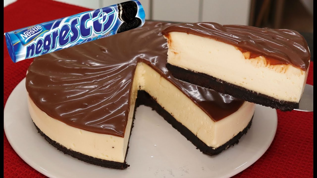 INCRÍVEL!!! SOBREMESA FÁCIL E SEM FORNO - TORTA NEGRESCO