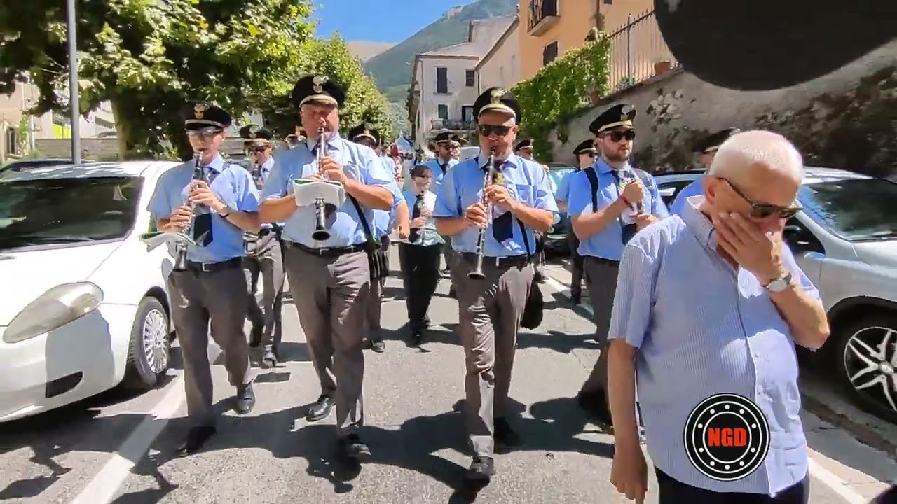 Marcia Inglesina Banda di Ailano 7/8/24 S Donato V.C. processione S Donato