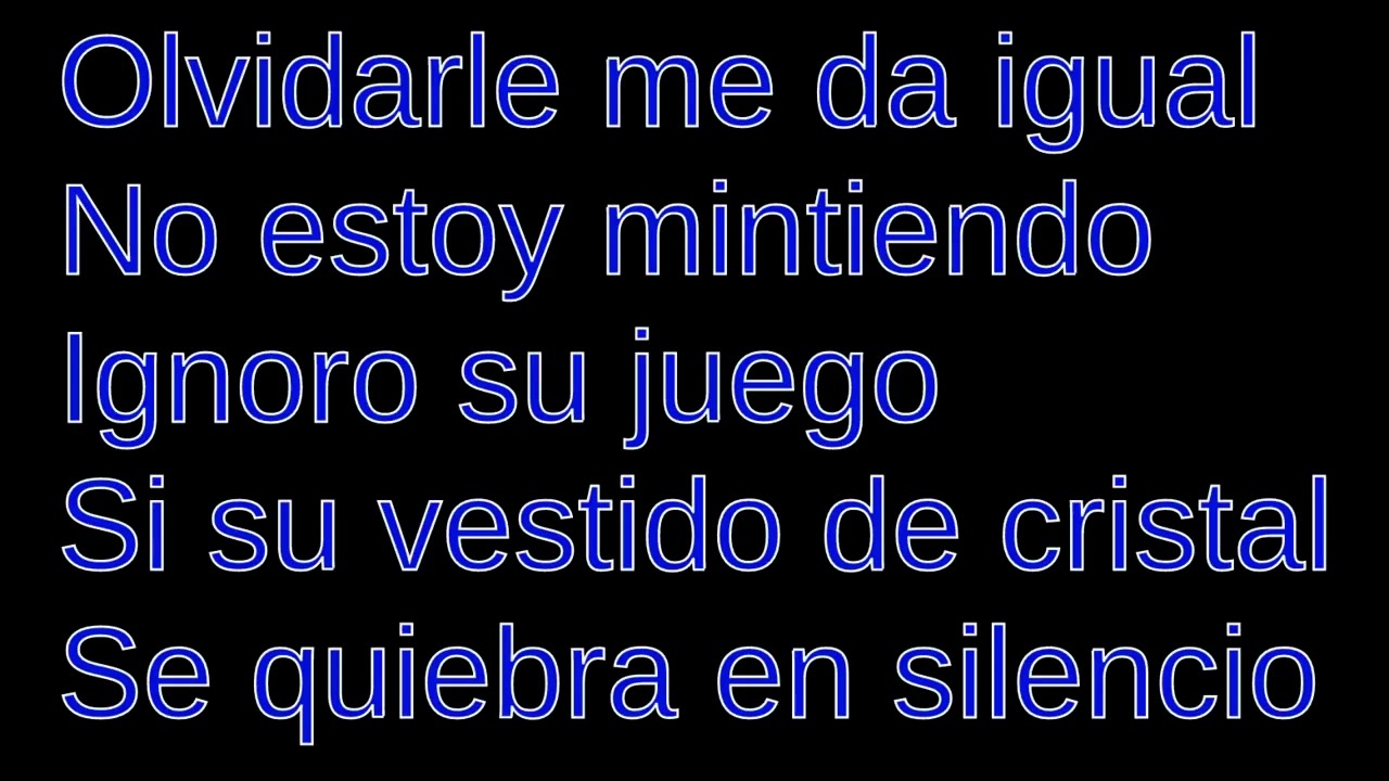 Vestido de Cristal - Karaoke