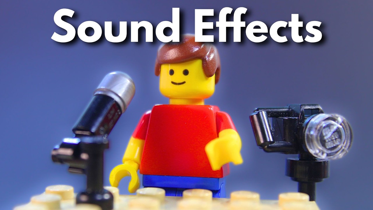 Как создать собственные звуковые эффекты для покадровой анимации Lego
