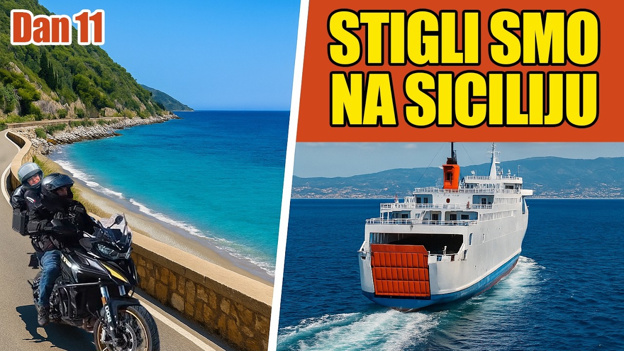 Obala lepša od Amalfija?! Na motoru do Sicilije