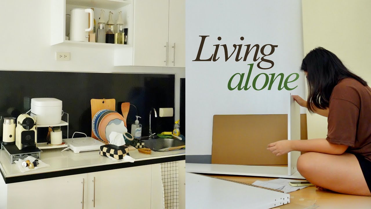 Living Alone in Manila • Building my closet, cooking, surprising friends & appreciating my space 🫣