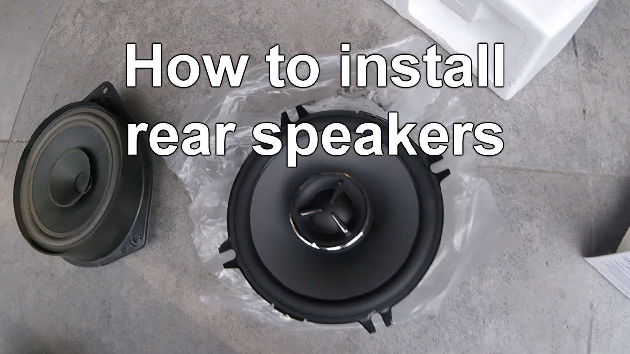 How to install/upgrade (rear) speakers in your car! Easy DIY