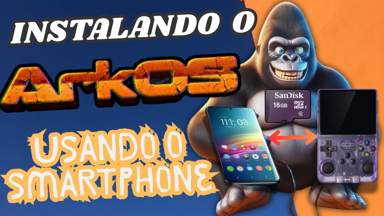 Guia de Instalação [ ArkOS  no R36S usando o celular]  #arkos #r36s #RetroHandhelds