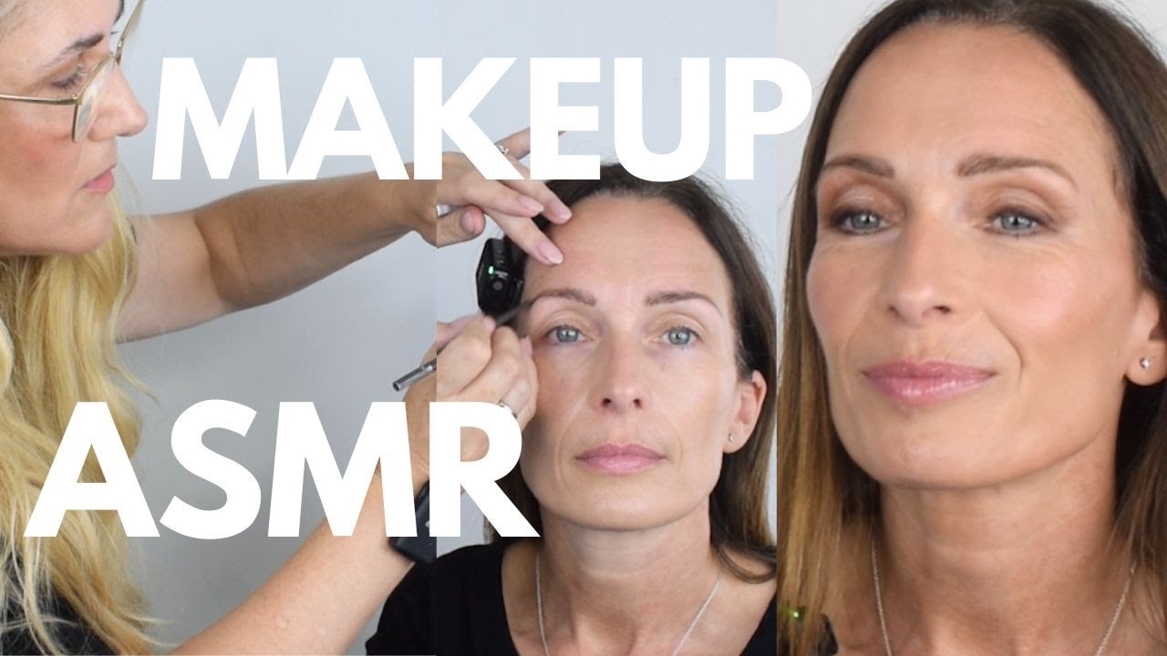 ASMR-визажист делает изысканный мягкий гламурный макияж (урок/мягкая речь) ✨💄