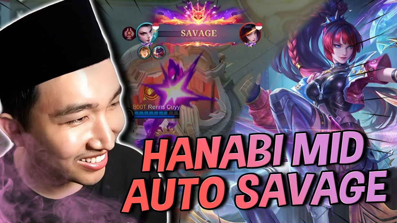 JANGAN COBA COBA HANABI MID KALO GAK MAU KETAGIHAN !! - Mobile Legends #MLBBIDCreator
