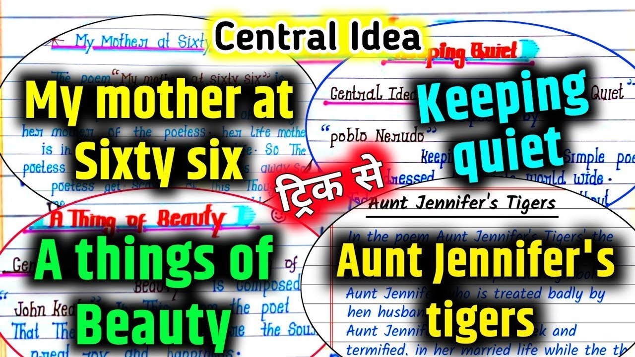 Class 12 English Viral Central Idea 2026 | Board Exam 2026