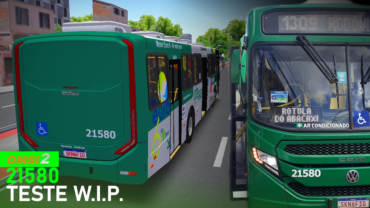 #OMSI2 | TESTE W.I.P. | 21580 - OT Trans | Caio Apache VIP 5 | VW 17-230 S Euro 6 no OMSI 2