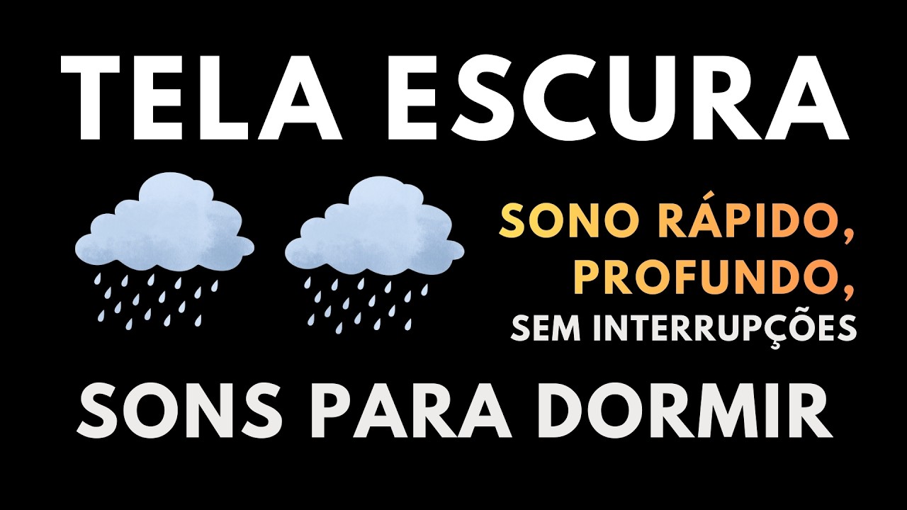 Som de Chuva Relaxante para Sono Rápido, Sem Interrupções