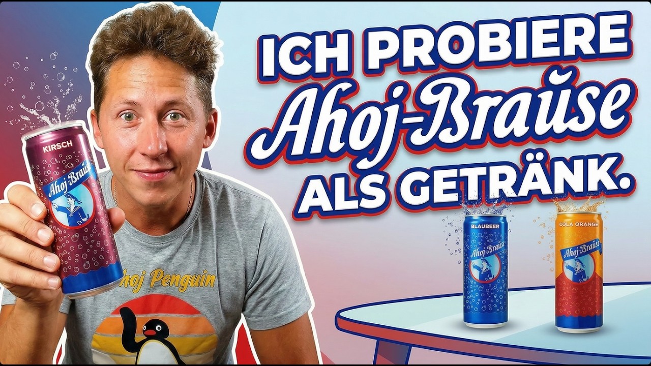 Ich probiere Ahoi Brause Dosen, Kirsche, Blaubeere und Cola Orange