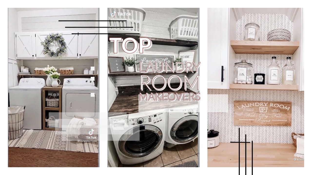DIY Laundry Room Makeover | Tiktok  Compilation
