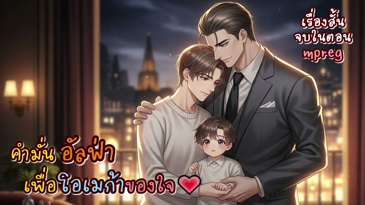 นิยายวายเสียงจบในตอน BL/Yaoi | คำมั่นอัลฟ่าเพื่อโอเมก้าของใจ (Mpreg เคะท้องได้)