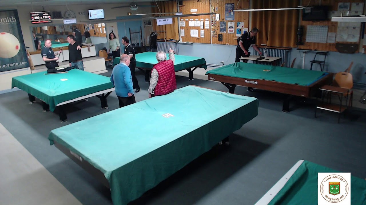 Caméra d'ambiance J2 - CHAMPIONNAT DE FRANCE CADRE N1 2026