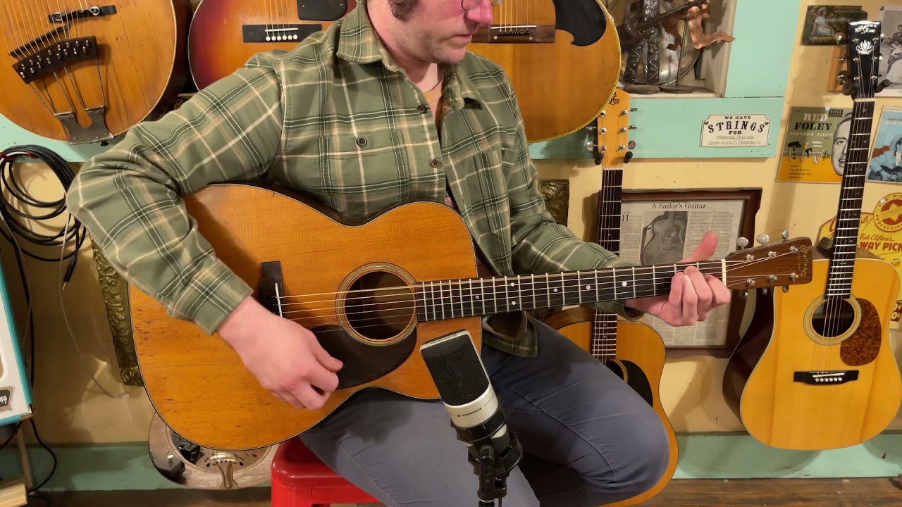 1954 Martin 000-18 flattop guitar