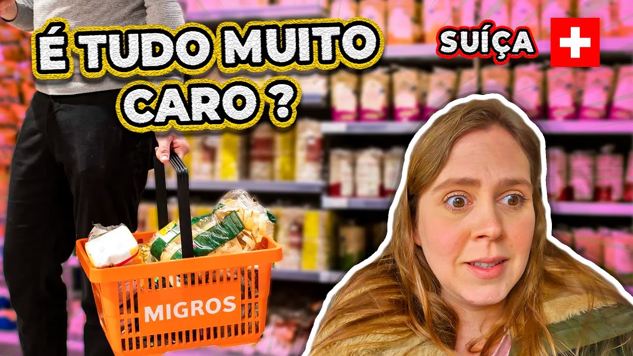 COMO É O SUPERMERCADO NA SUÍÇA 🇨🇭 CUSTA MUITO CARO?