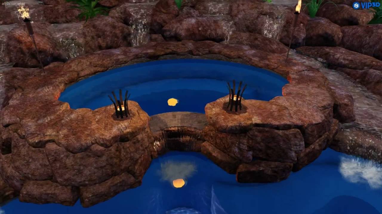 The Swimming Man - 3D Pool Design