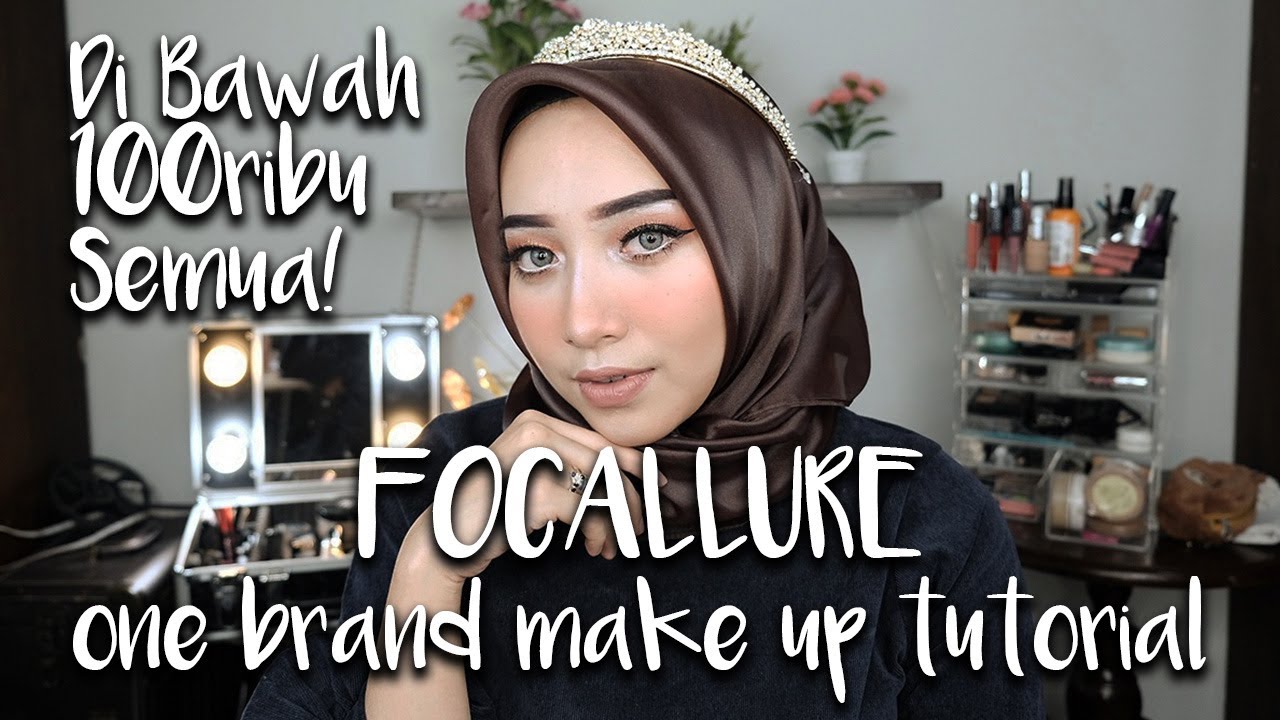 FOCALLURE ONE BRAND MAKEUP TUTORIAL / FIRST IMPRESSION! (BERUBAH JADI PRINCESS!!)