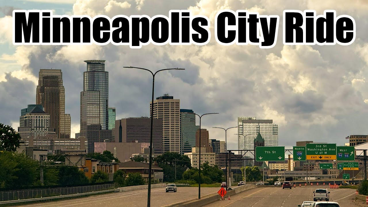 Minneapolis City Ride 🌆🚗 | Calm Daytime Cinematic Drive | Episode :- 03 #minneapolis