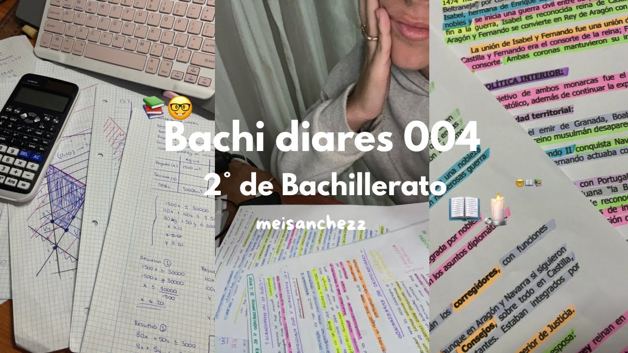bachi diares 004 | charlitas, un poco de cocina y MUUCHO estudio | Mei Sánchez 