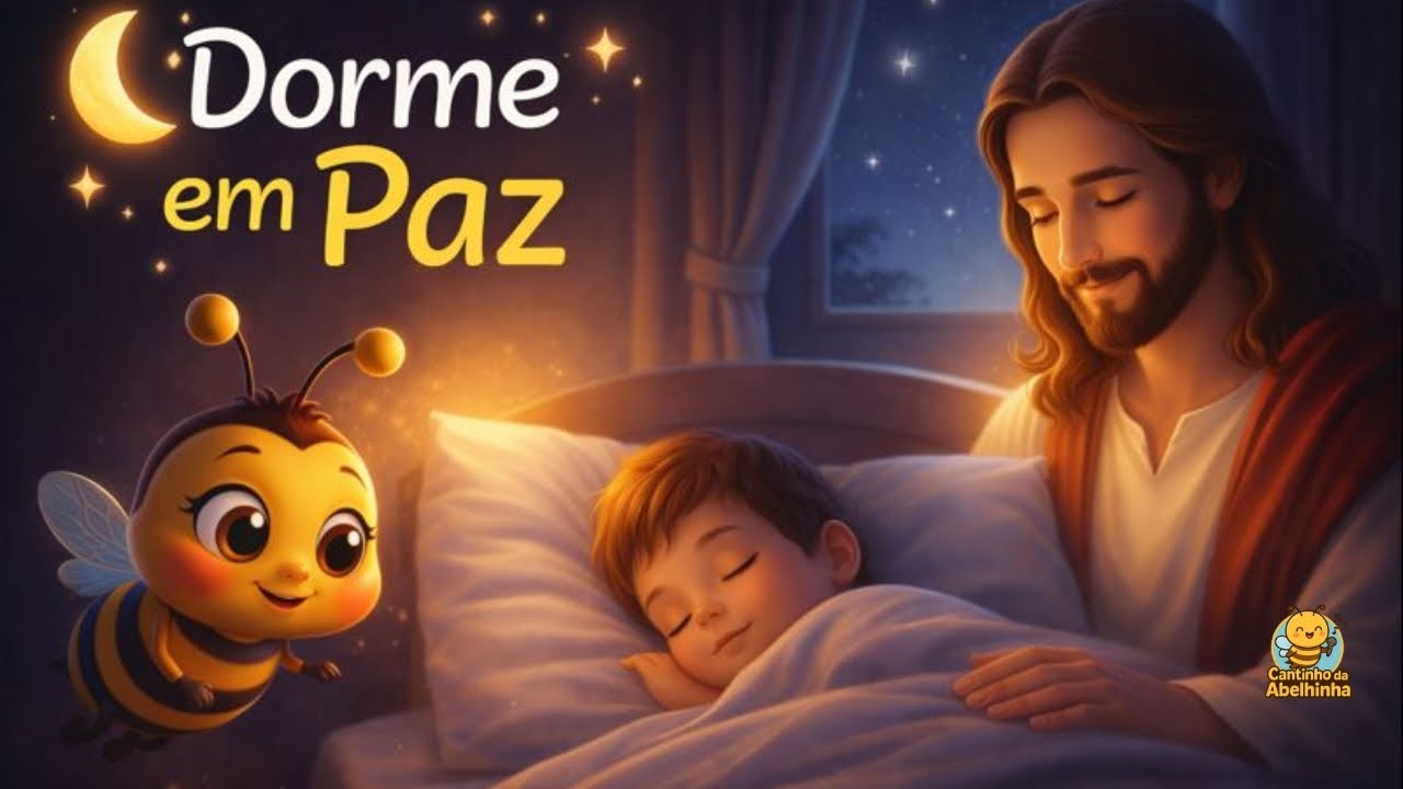 Música Cristã Para Dormir | Canção de Ninar com Jesus | Calma e Paz