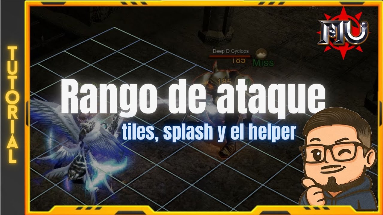 Mu Online Webzen: Guía para principiantes 🤓- Attack Range, ¿Qué es el splash? y cómo usar el helper