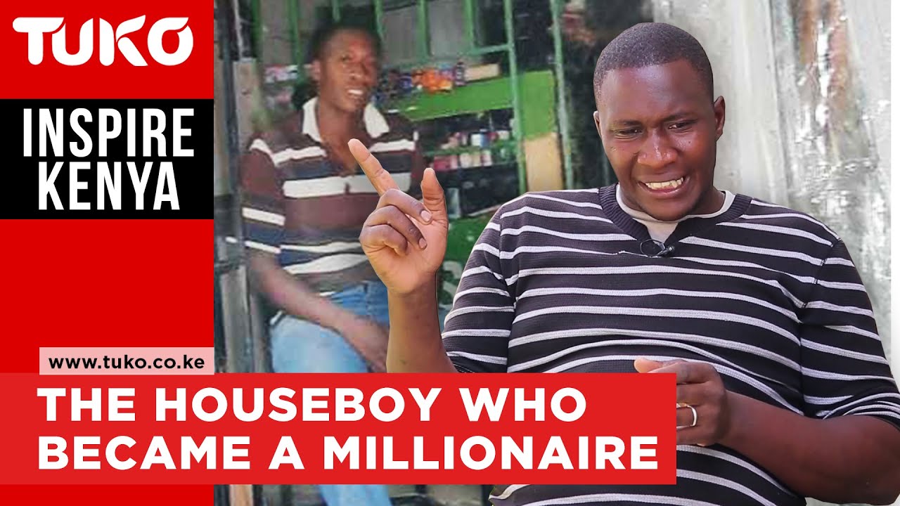 He scored a D-, became a houseboy then bought his employer's business and now he is a millionaire