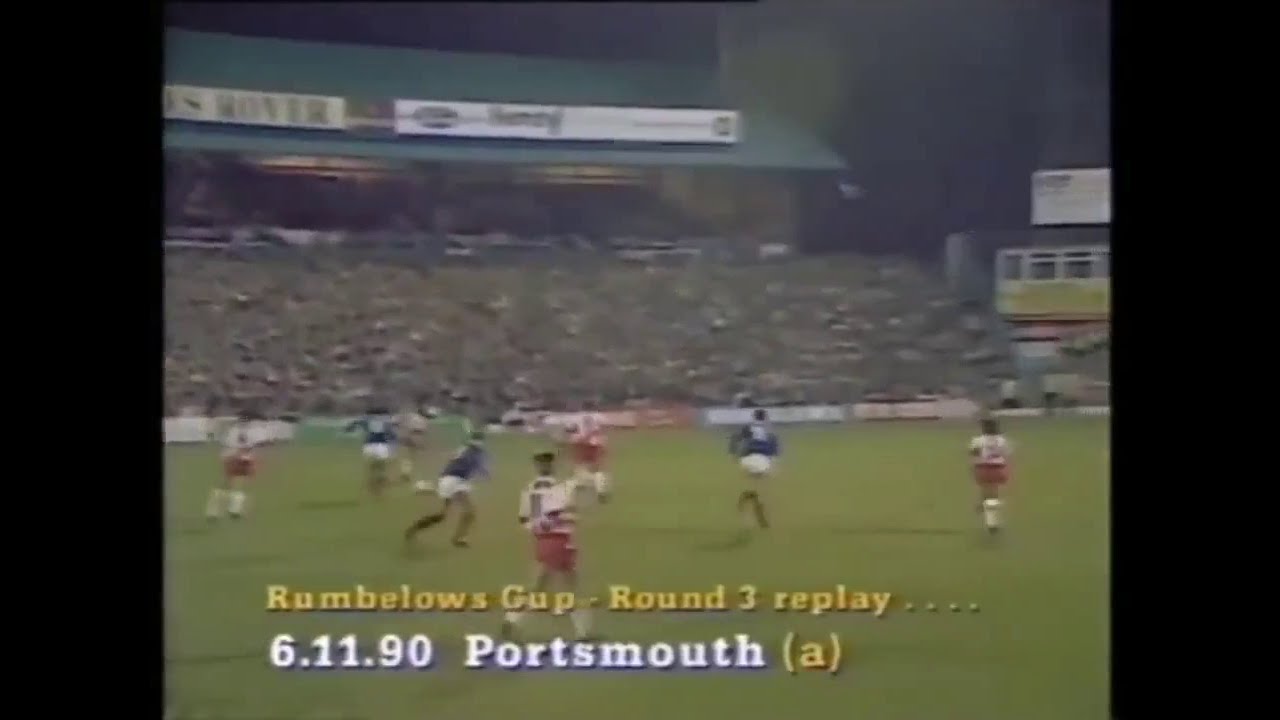 Portsmouth 2-3 Chelsea 1990 Rumbelows Cup 3rd round replay