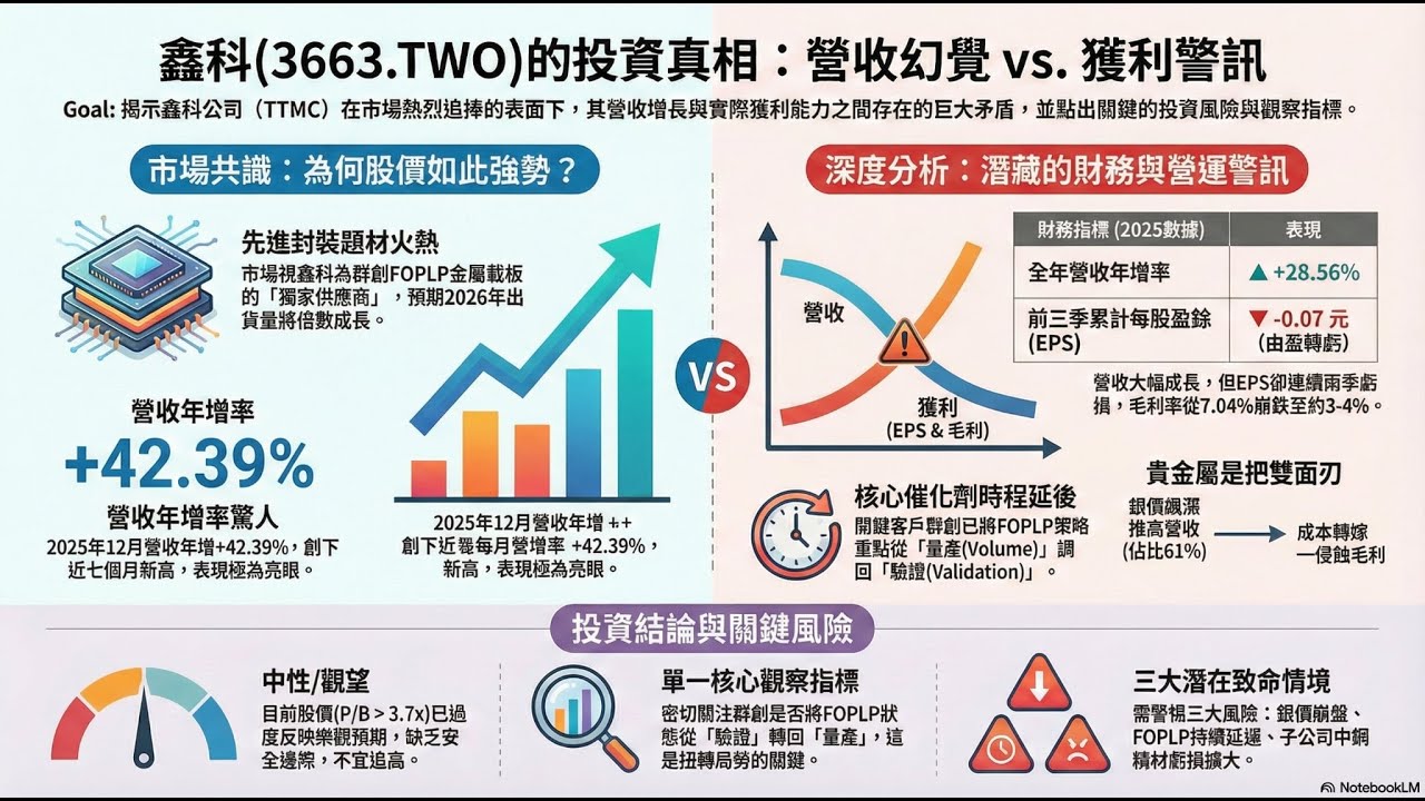 鑫科 (3663.TWO) 拆解：無利潤的繁榮
