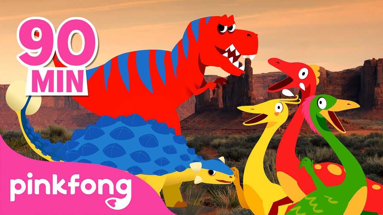 Mix - Melhores Canções de Dinossauros | + Completo | Pinkfong, Bebê Tubarão! Canções para Crianças