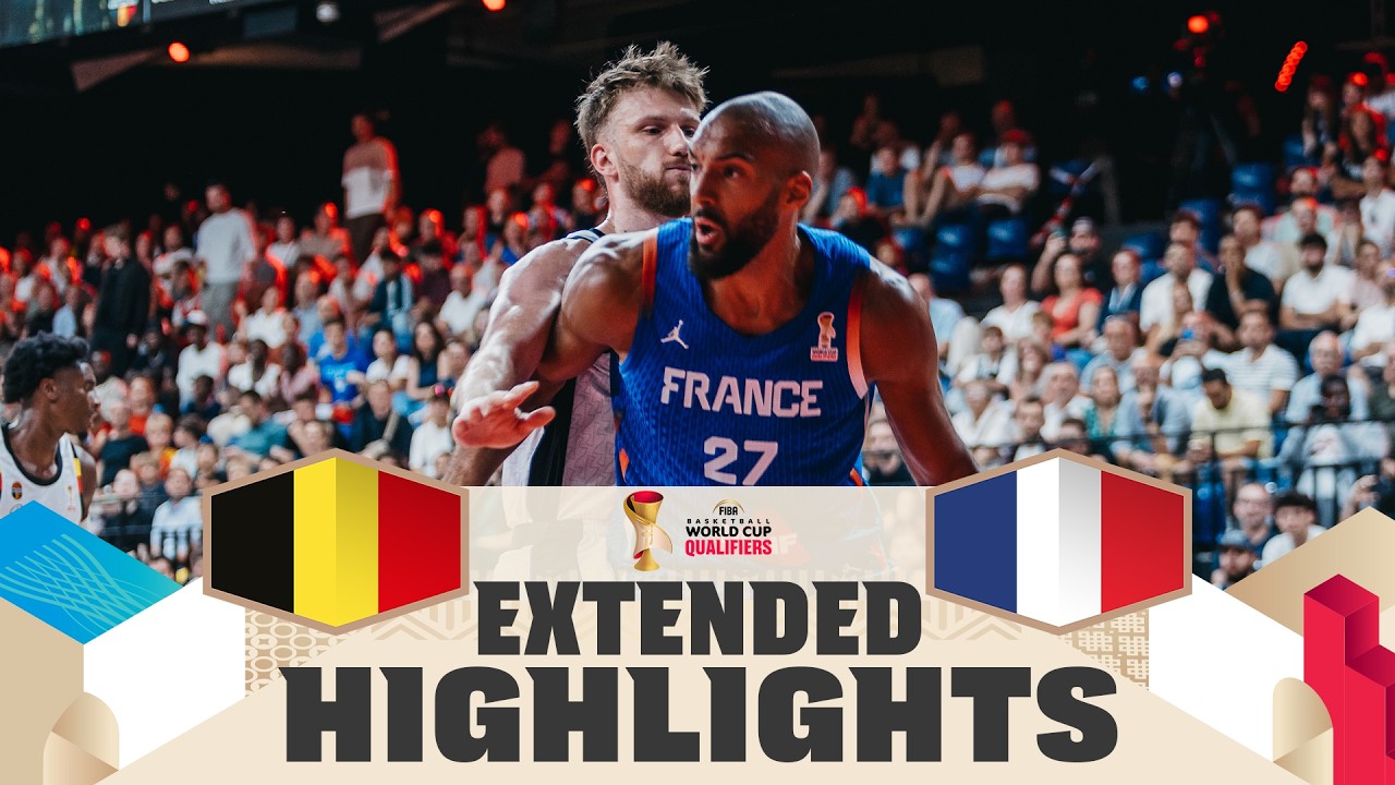 Belgium 🇧🇪 v France 🇫🇷 | Extended Highlights | FIBA Basketball World Cup 2027 European Qualifiers