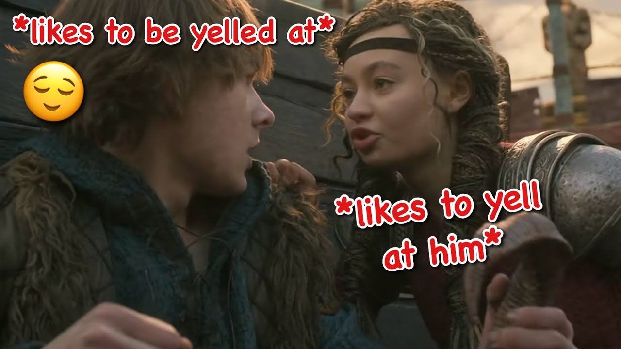 Astrid & Hiccup having chemistry for almost 7 minutes (live action HTTYD)