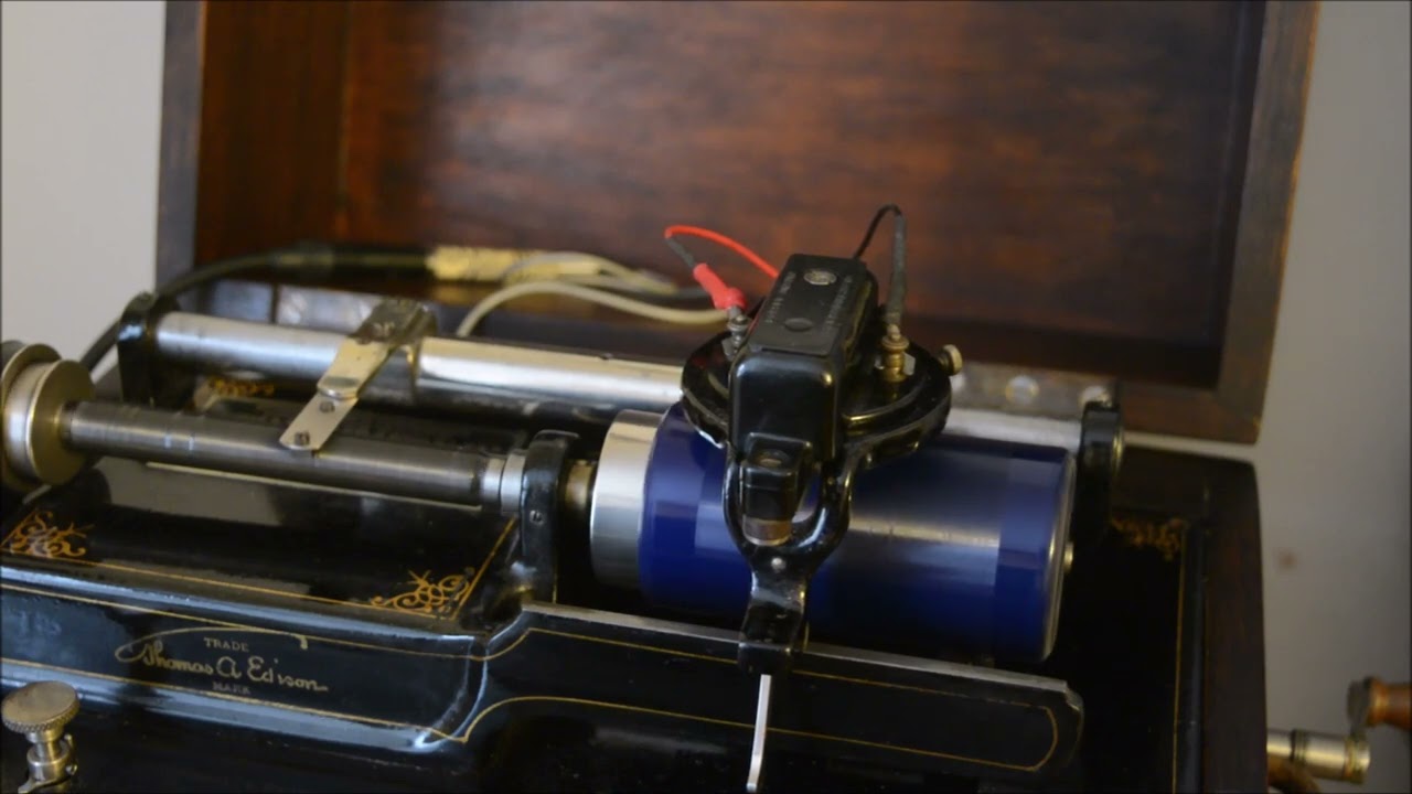 Adrian Sykes Electrograph electro-magnetic pickup for cylinder Records Circa 1935
