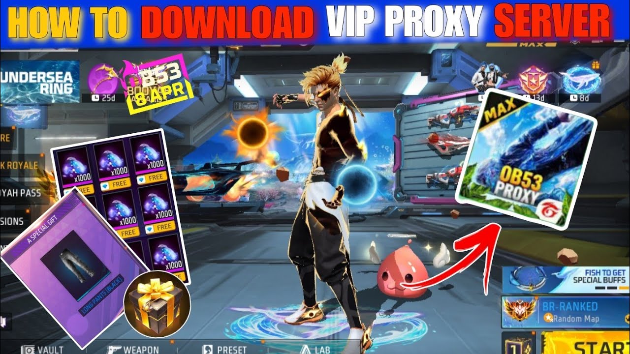 Ob54 'New' How To Download proxy Server 😱💯 | Game Start Proxy 🔥| 100% Working