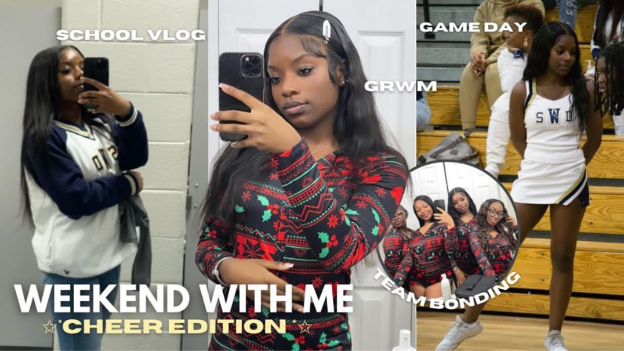 SPEND A WEEKEND WITH ME *cheerleader edition* | game day, grwm, team bonding +more | Life of Lani