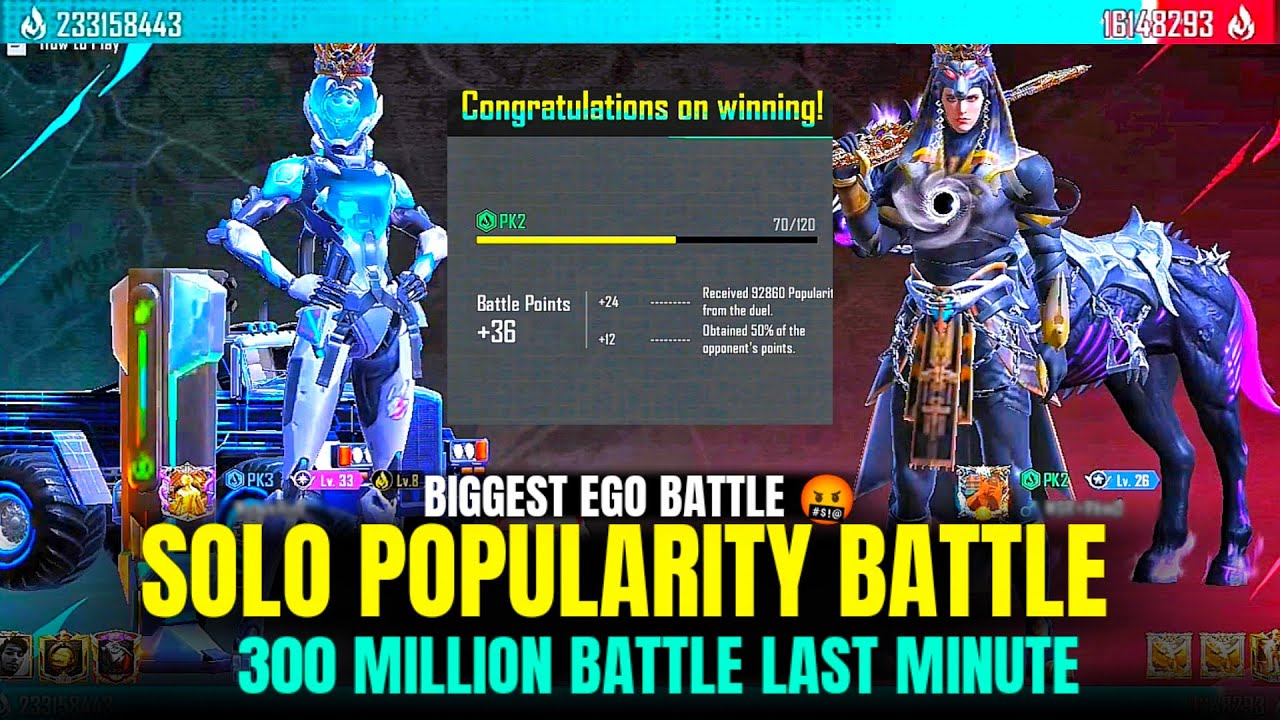 500 Helecopter Snipe Last Minute 😱 | Biggest Ego Battle Ever 🤬 #popularitybattle #bgmipopularity 