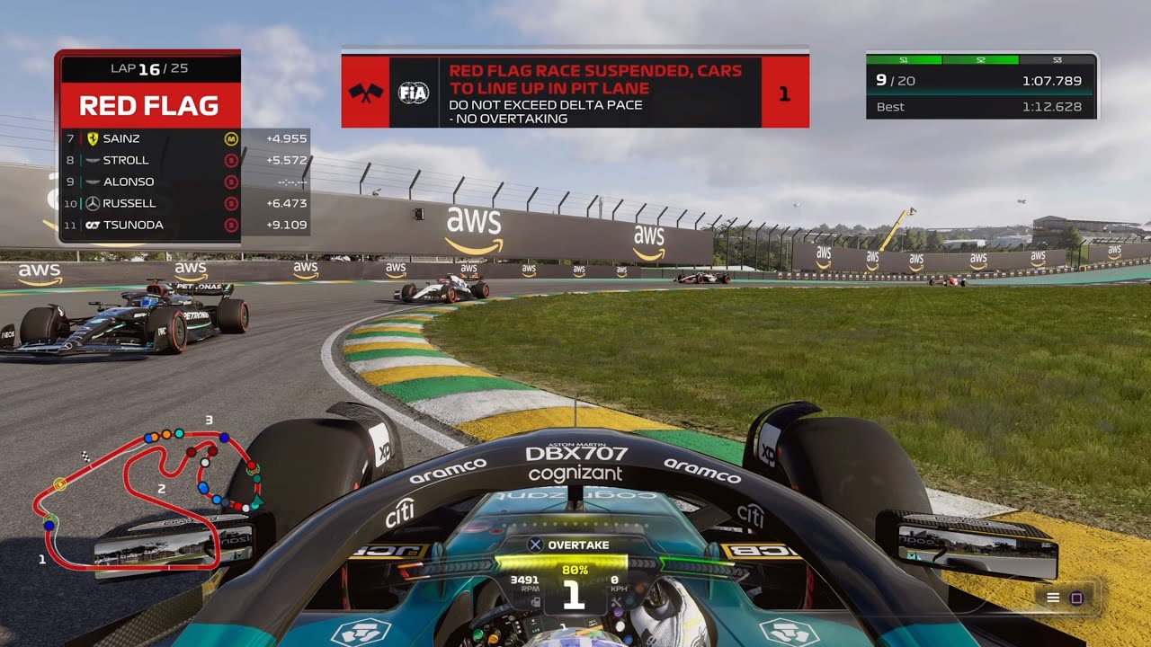 F1 23 | Round 21 | Sao Paulo | Aston Martin AMR23 | Alonso