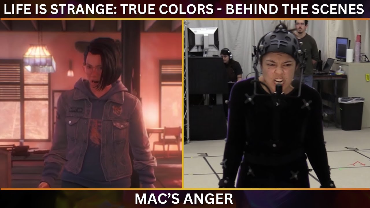 Life is Strange: True Colors MoCap Side-by-Side - Mac's Anger