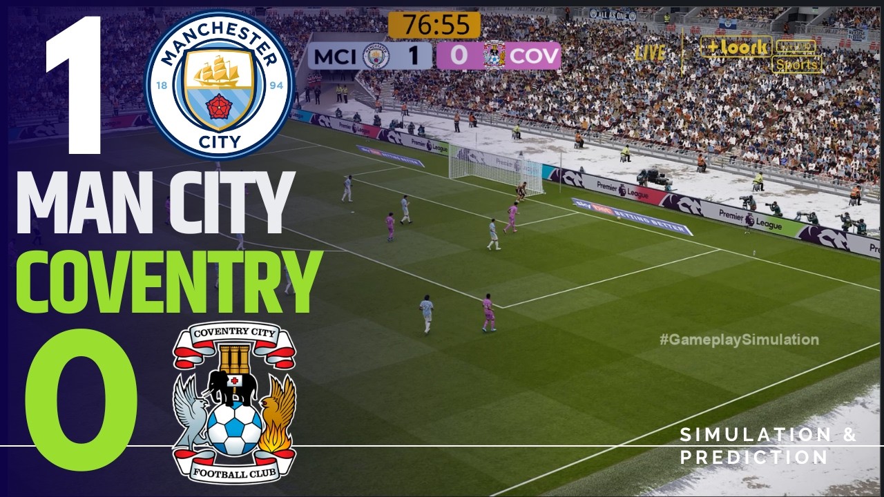 ⚽Manchester City 1-0 Coventry City [HIGHLIGHTS] Premier League 26/27 ✅ | Match Simulation/Recreation
