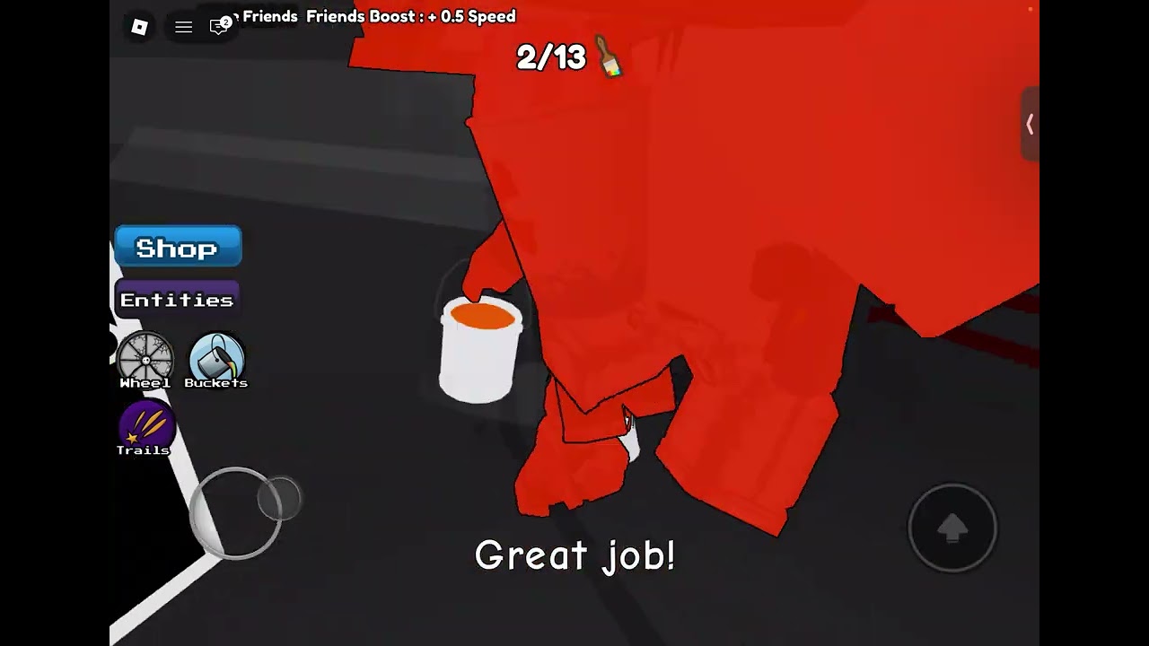Playing color or die in roblox with my friends