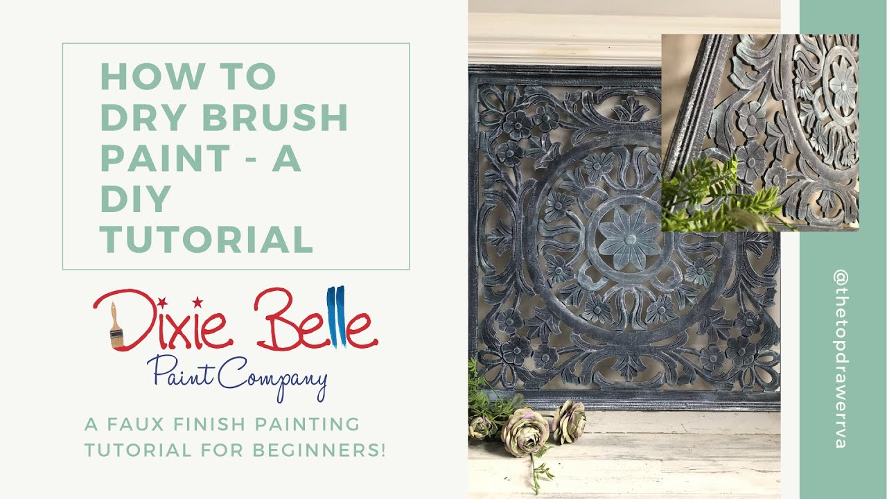 How To Dry Brush - Dry Brushing Paint On A Detailed Surface