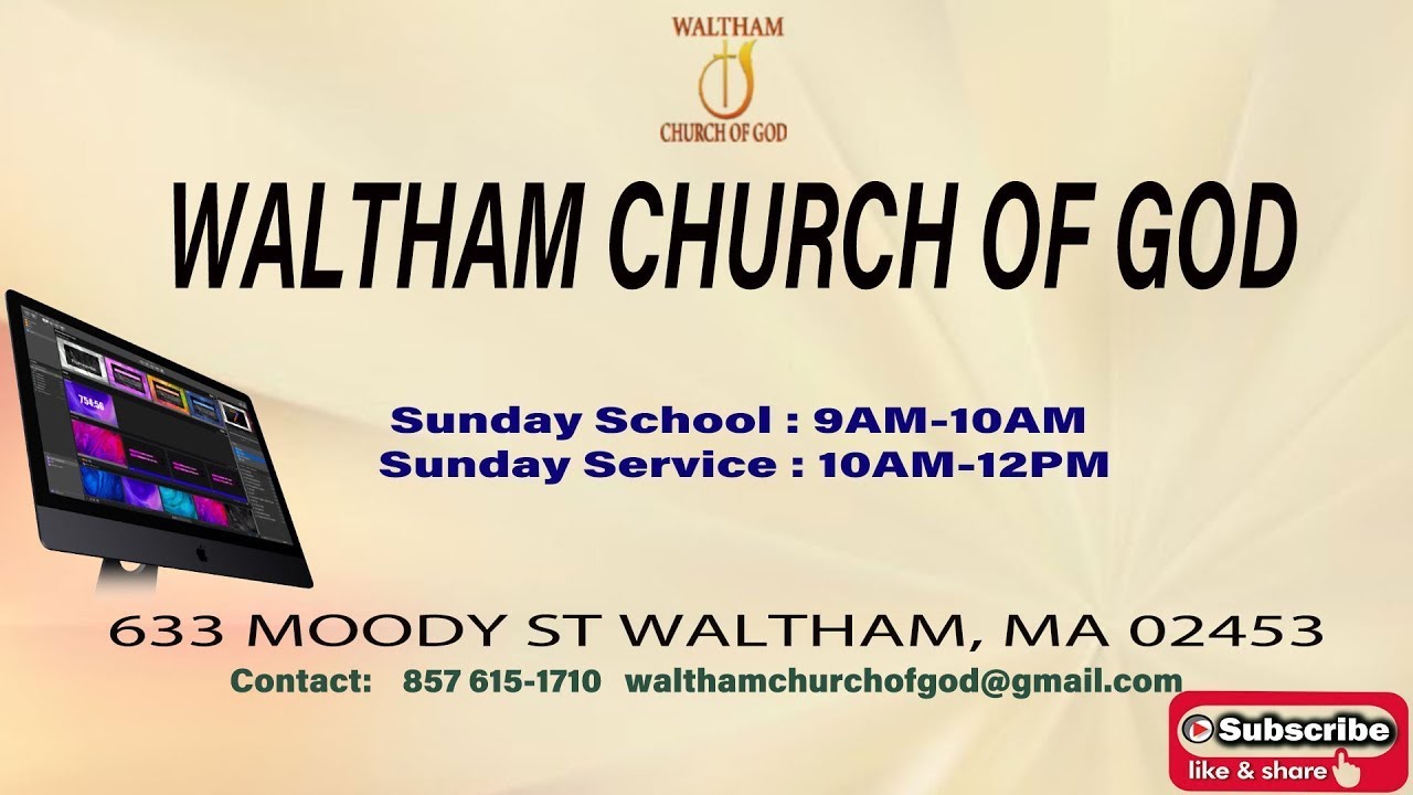 Waltham Church of God Sunday Service 01/25/2026