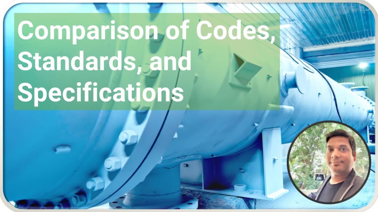 comparison of codes standards and specifications