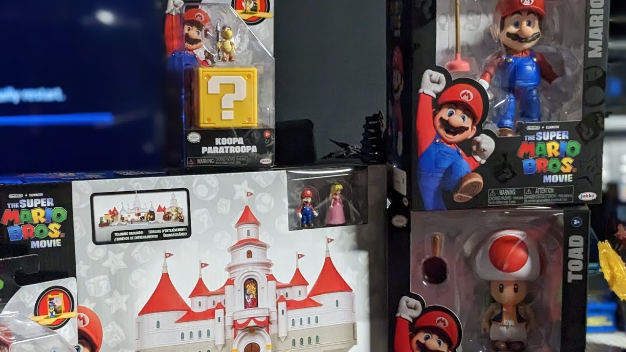Unboxing Mario Movie Figures