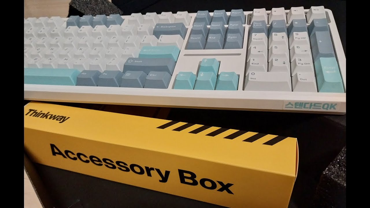 세상 단 하나뿐인 "스텐다드QK 키보드" 타건 테스트