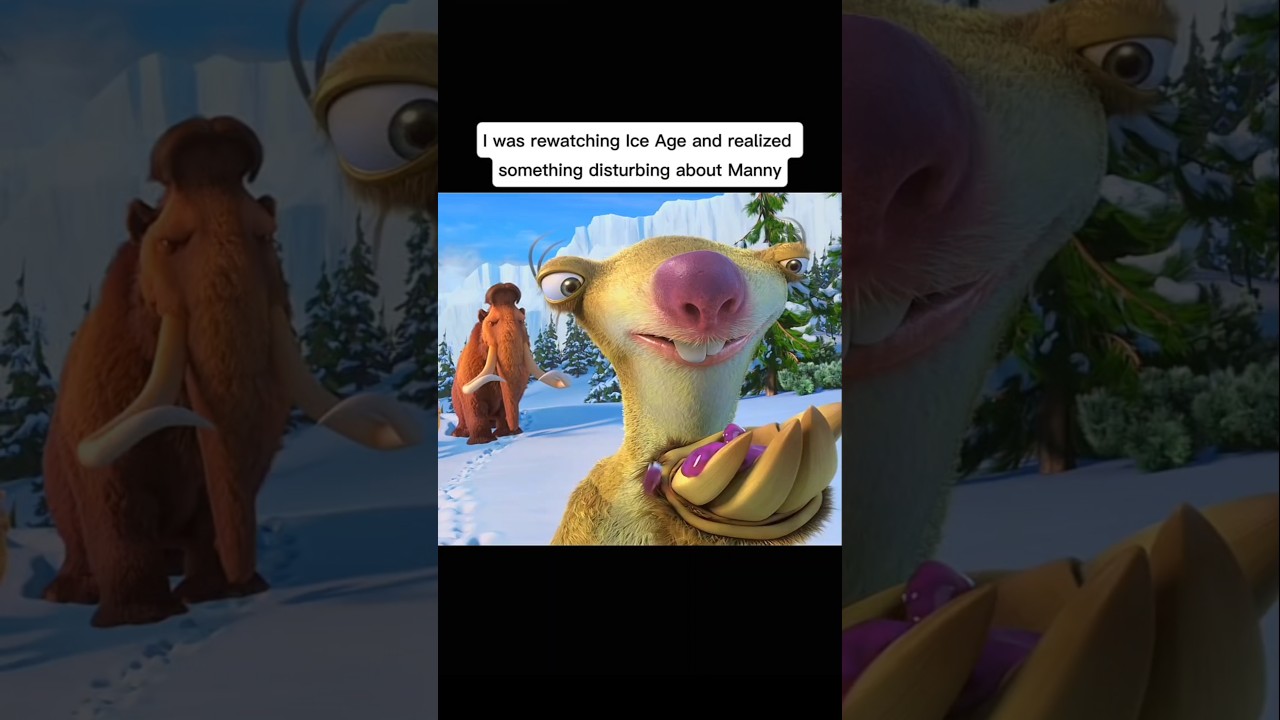 The Darkest Ice Age Theory 😱🔥 #shorts #disney #iceage #theory #eastereggs #pixar #animation #plot