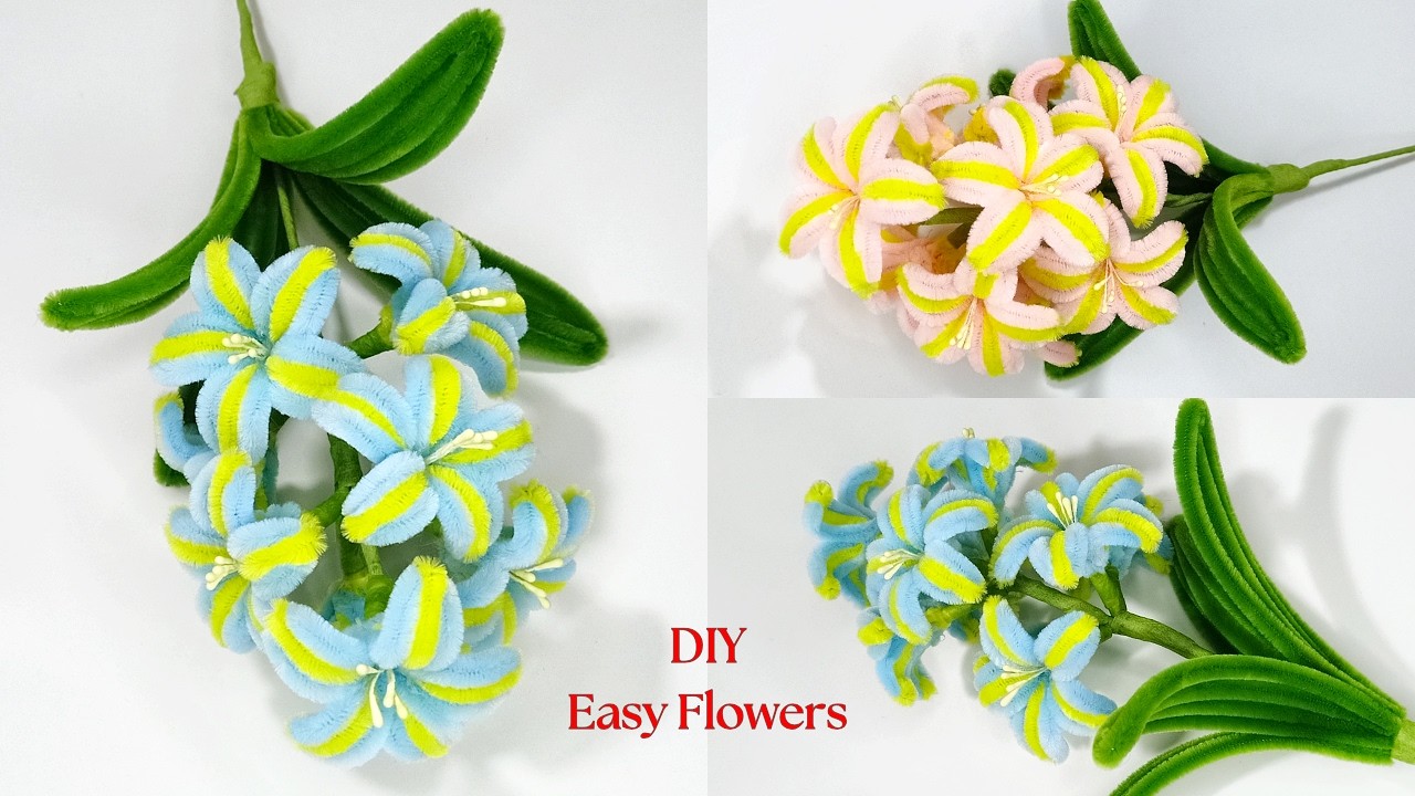 DIY Pipe Cleaner | Easy Handmade Flowers Tutorial