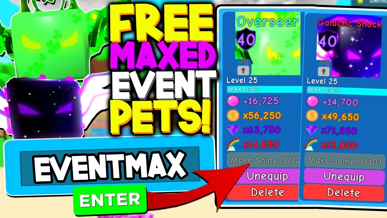 👉 FREE MAXED REWARD EVENT PETS IN BUBBLE GUM SIMULATOR! *SUPER OP* Roblox