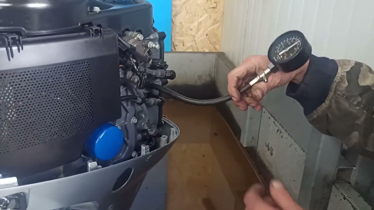 замер компрессии Honda BF30, Seamotors, Владивосток