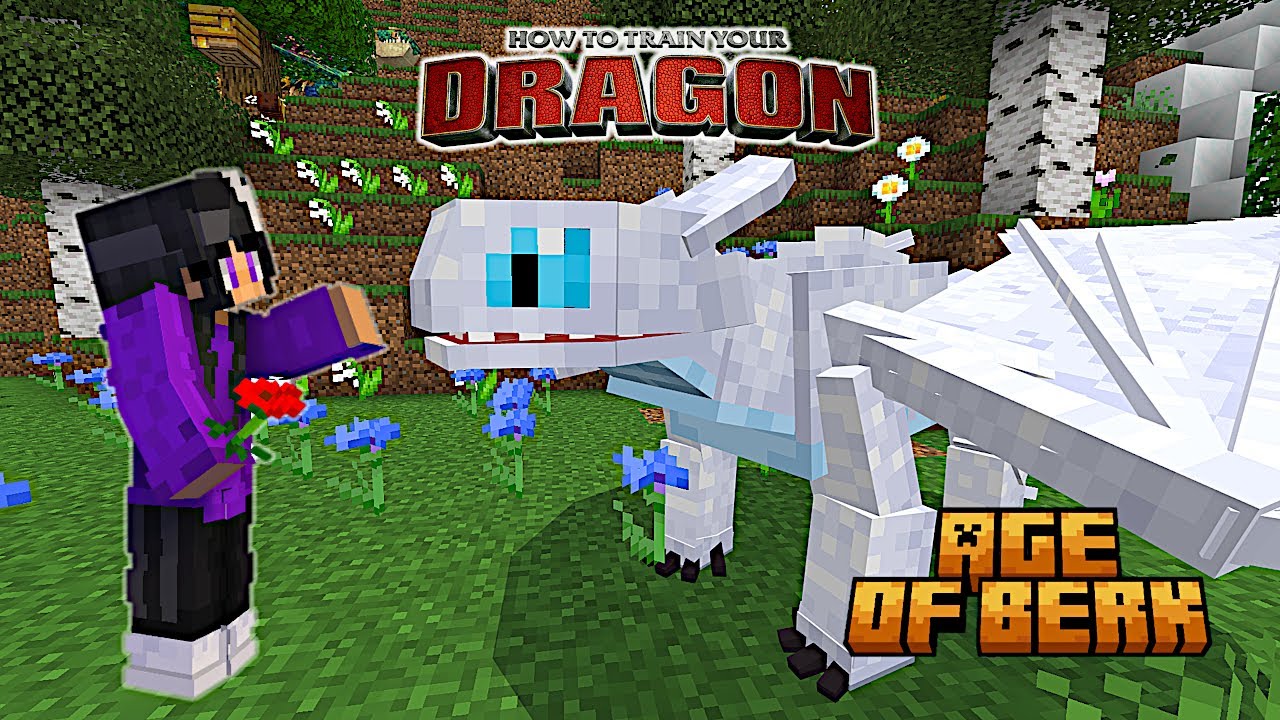 Age of Berk + Как приручить дракона в Minecraft / В поисках Дневной Фурии